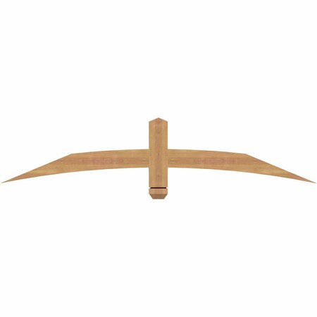 Ekena Millwork Bellingham Timber Gable Bracket, Western Red Cedar, 60"W x 12"H x 1 1/2"D x 3 1/2"F, 5/12 Pitch GBW060X12X0204BEL00SWR